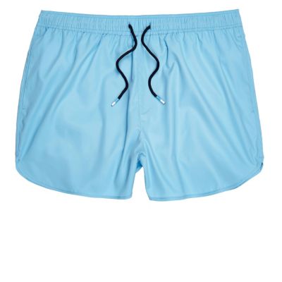 Sky blue short swim shorts